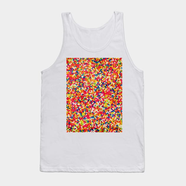 Rainbow Candy Sprinkles Tank Top by NewburyBoutique